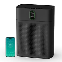 Morento Smart Air Purifier for home Large Rooms up to 1076 ft² Wi-Fi and Alexa compatible PM2.5 Quality Display Quiet Mode 24dB Hepa Filter Remove