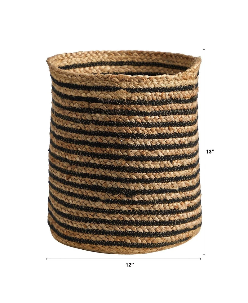 Slickblue 13.5" Handmade Natural Jute Basket