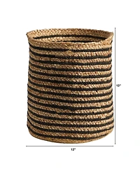 Slickblue 13.5" Handmade Natural Jute Basket