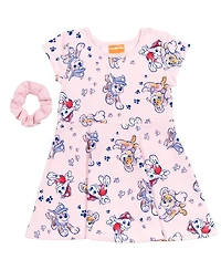 Paw Patrol Toddler Girls Skater Dress and Scrunchie