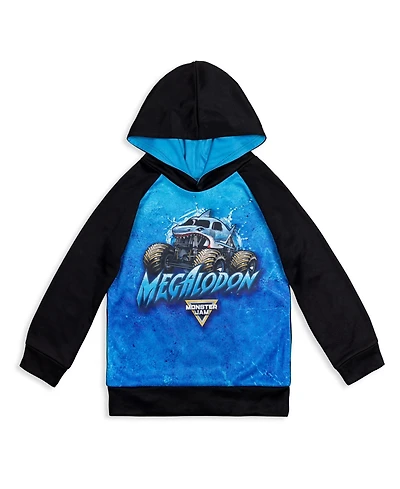 Monster Jam Boys Fleece Pullover Hoodie