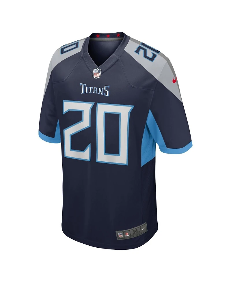 Nike Men's Tony Pollard Navy Tennessee Titans Game Player Jersey