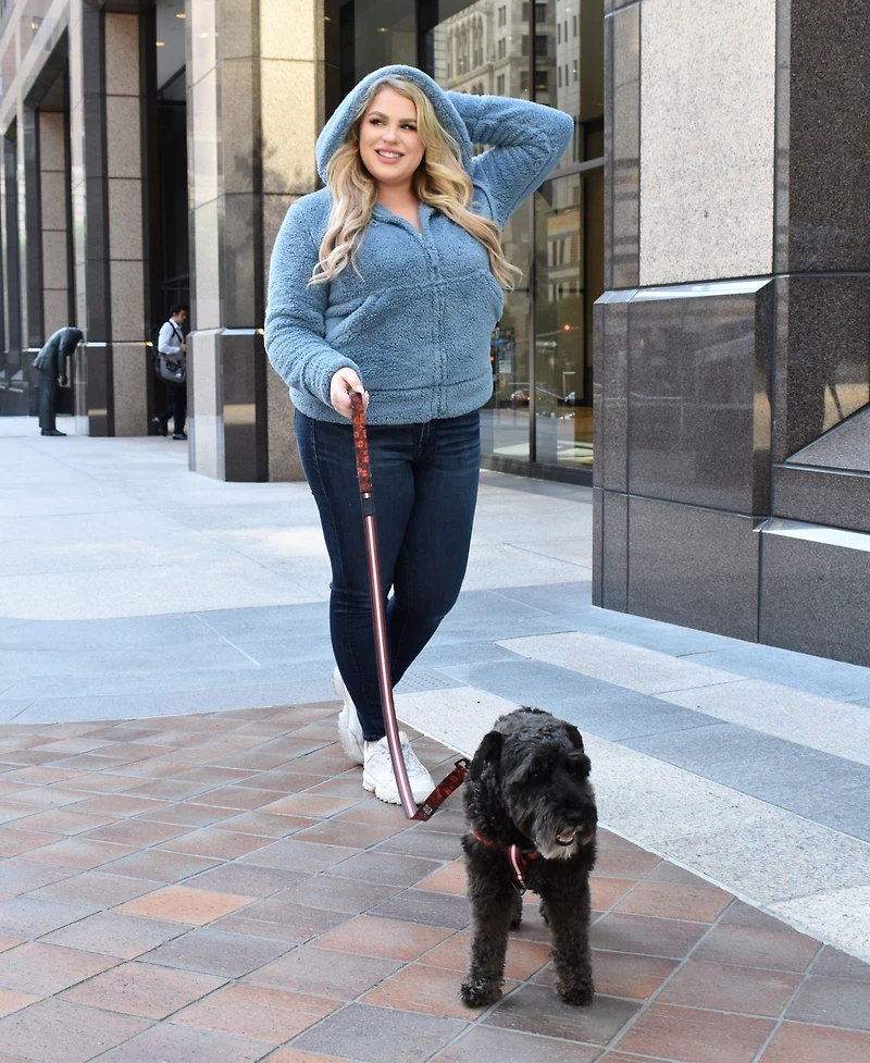 White Mark Plus Hooded Sherpa Jacket