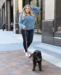 White Mark Plus Hooded Sherpa Jacket