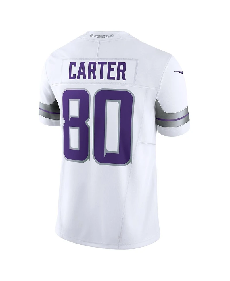 Nike Men's Cris Carter White Minnesota Vikings Alternate Vapor F.u.s.e. Retired Player Limited Jersey