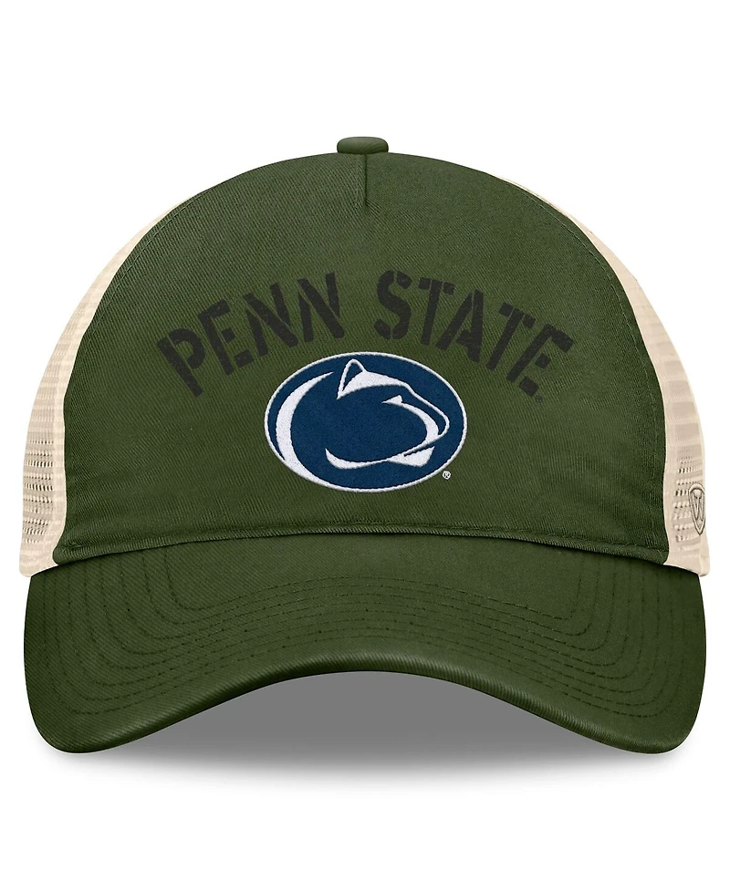 Top of the World Men's Hunter Green Penn State Nittany Lions Oht Military Appreciation Glory Trucker Adjustable Hat