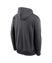 Nike Men's Anthracite Tennessee Volunteers Football Icon Performance Fleece Pullover Hoodie