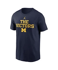 Jordan Men's Navy Michigan Wolverines Local Campus T-Shirt