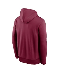 Nike Men's Garnet Florida State Seminoles Football Icon Performance Fleece Pullover Hoodie