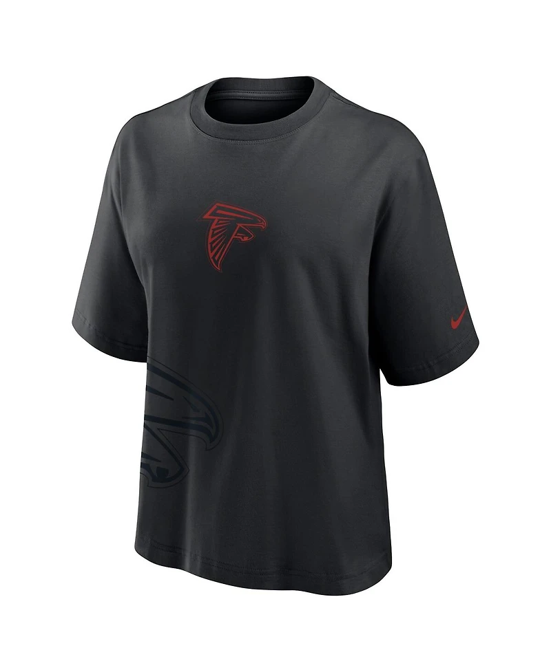 Nike Women's Black Atlanta Falcons Boxy T-Shirt