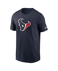 Nike Men's Navy Houston Texans Fan Gear Primary Logo T-Shirt