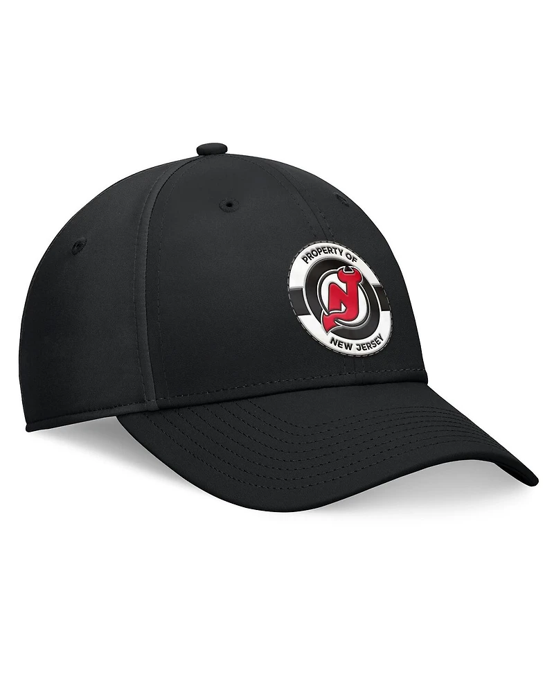 Fanatics Men's Black New Jersey Devils Authentic Pro Training Camp Flex Hat