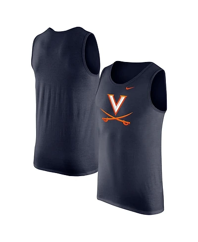 Nike Men's Navy Virginia Cavaliers Tank Top