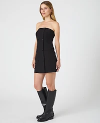French Connection Women's Azra Strapless Twill Mini Dress