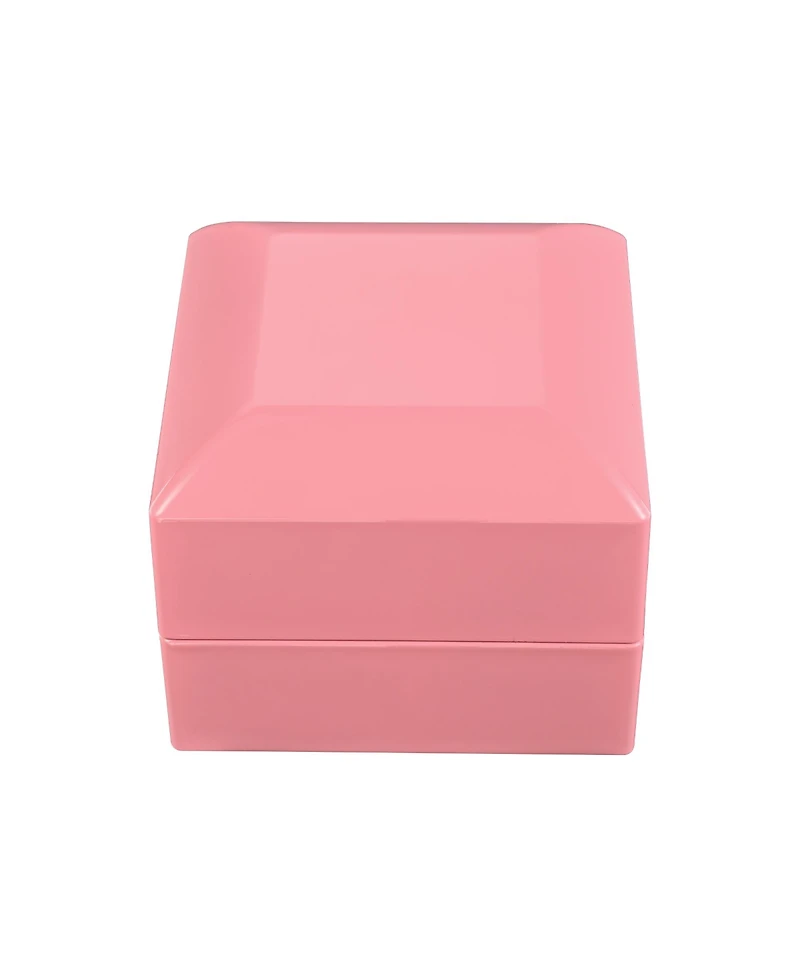 Led Ring Box Jewelry Wedding Engagement Proposal Lighting Ear Ring Storage Case