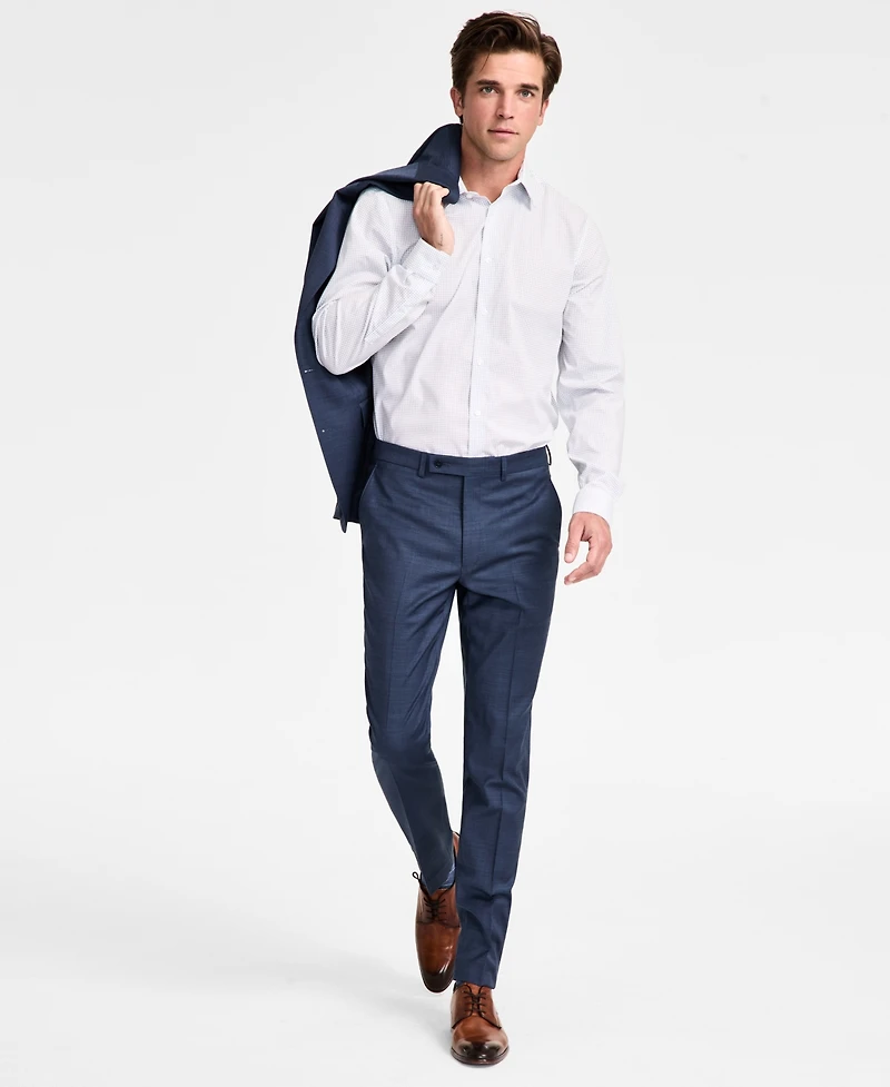 Calvin Klein Men's Skinny-Fit Wool Blend Suit Pants