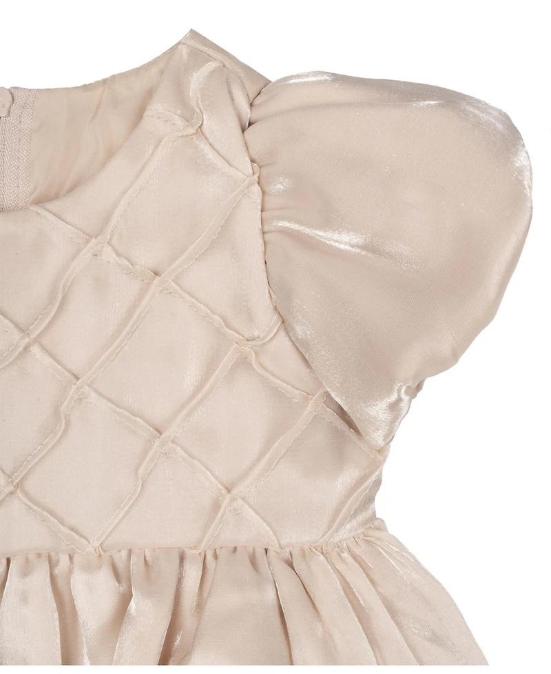Rare Editions Baby Girls Shimmer Organza Social Dress