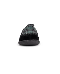 Muk Luks Mens Staughton Clog Slipper, Black, 12