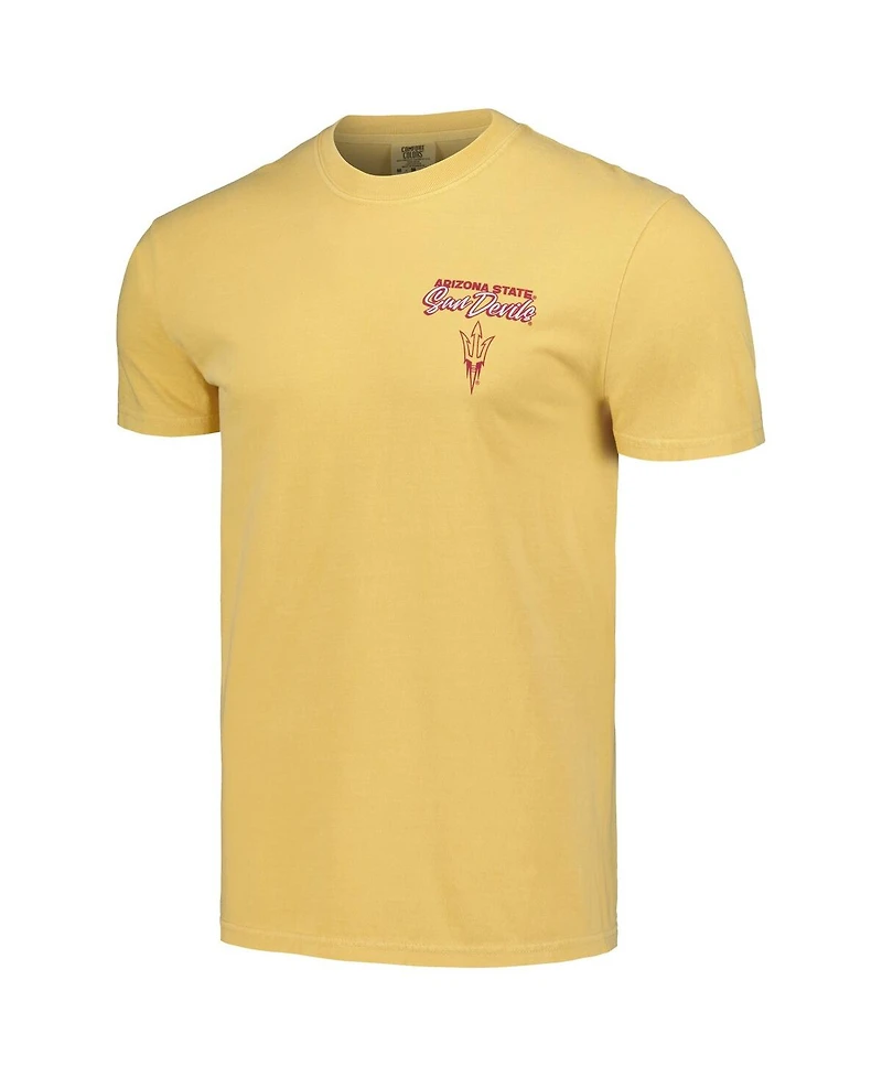 Image One Men's and Women's Gold Arizona State Sun Devils Hyper Local Cactus State T-Shirt