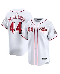 Nike Big Boys and Girls Elly De La Cruz White Cincinnati Reds Home Limited Player Jersey
