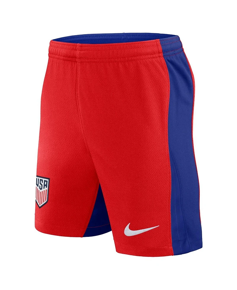 Nike Big Boys and Girls Red Usmnt 2024 Away Stadium Shorts