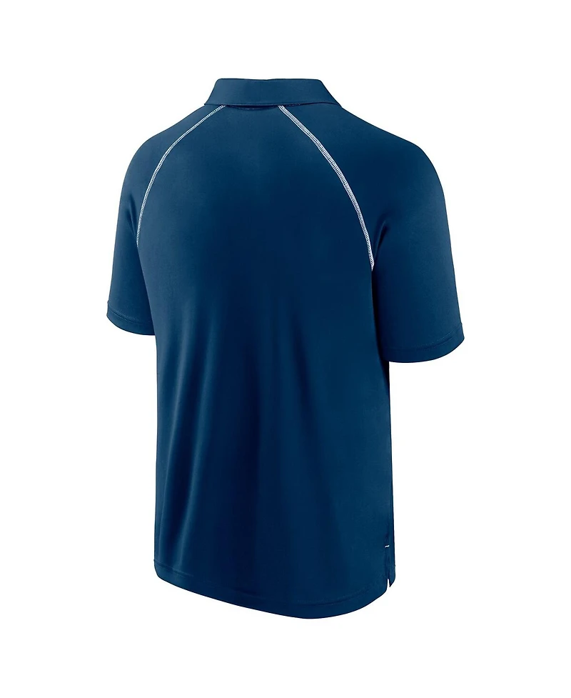 Fanatics Men's Navy Seattle Kraken Raglan Strong Alone Polo