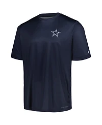 Columbia Men's Navy Dallas Cowboys Terminal Tackle Omni-Shade Texas T-Shirt