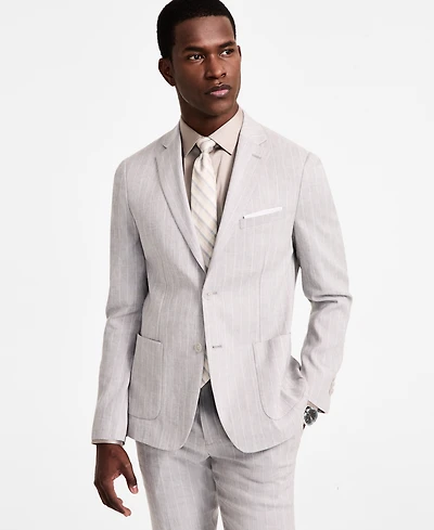 Calvin Klein Men's Slim-Fit Linen Suit Jacket