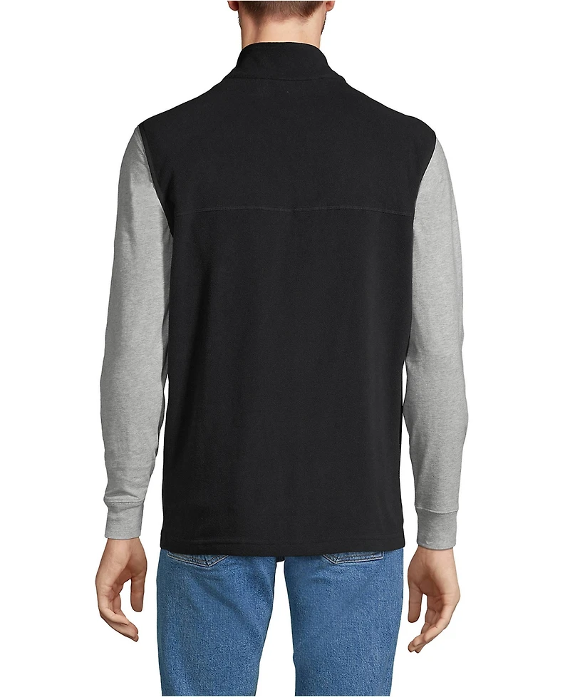 Lands' End School Uniform Men's Thermacheck 100 Fleece Vest