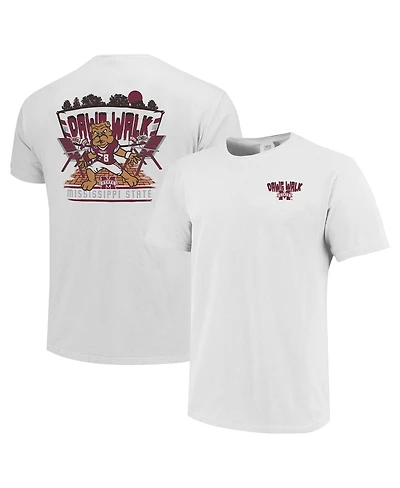 Image One Big Boys and Girls White Mississippi State Bulldogs Hyperlocal Comfort Colors T-Shirt