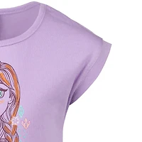 Frozen Disney Princess Anna Girls Dress Purple Toddler| Child
