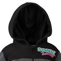 Sega Toddler Boys Sonic the Hedgehog Fleece Half Zip Hoodie to