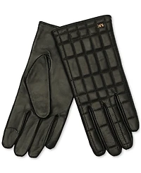 Michael Michael Kors Women's Quilted Leather Tech Gloves