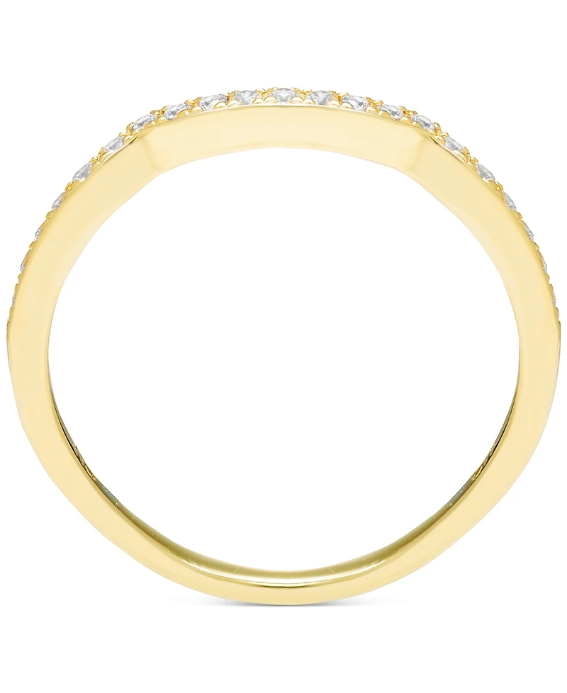 Diamond Emerald Shaped Halo Cluster Bridal Set (3/4 ct. t.w.) in 14k Gold