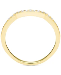 Diamond Emerald Shaped Halo Cluster Bridal Set (3/4 ct. t.w.) in 14k Gold