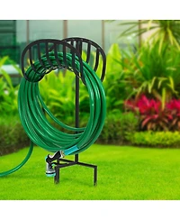 Sorbus Liberty Garden Manger Style Metal Garden Hose Stand