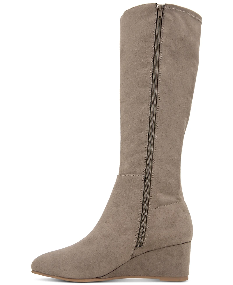 Style & Co Women's Jaylaa Wedge Boots, Created for Macy's