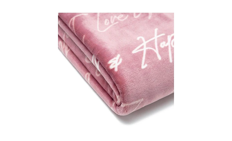 Chanasya Premium I Love You Gift Throw Blanket - Unconditional Love Together Forever Anniversary Gift Throw