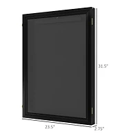 Homcom 24" x 32" Uv-Resist Sports Jersey Frame Display Case,