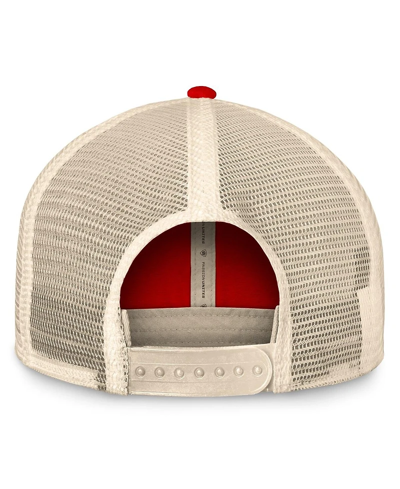 Top of the World Men's Red Louisville Cardinals Heritage Waylon Trucker Adjustable Hat