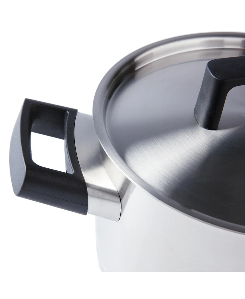 BergHOFF Ron 8" 18/10 Stainless Steel Covered Dutch Oven, 3.1 Qt
