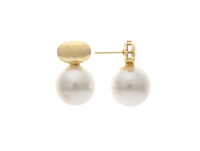 Rivka Friedman Pearl Drop Earrings