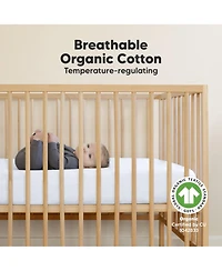 KeaBabies 2pk Soothe Fitted Crib Sheets Neutral, Baby Sheets, Fits Standard Nursery Mattress