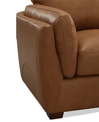 Closeout! Korder Leather Chair, Created for Macy's