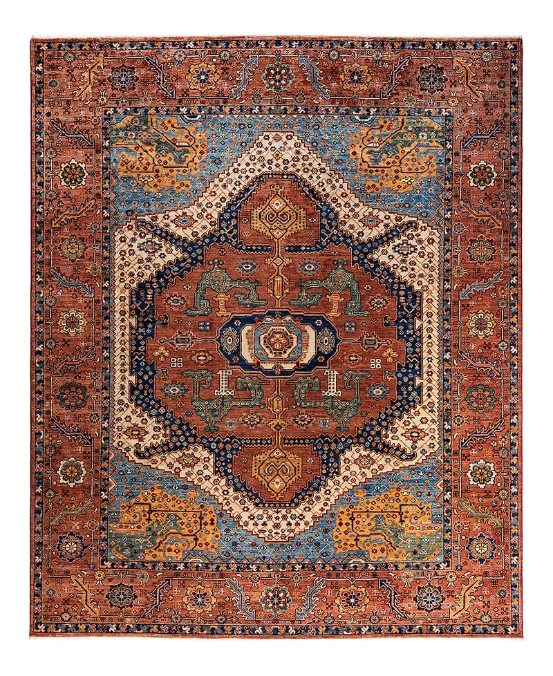 Adorn Hand Woven Rugs Serapi M1993 8'2"x9'11" Area Rug