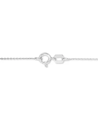 TruMiracle Diamond Round Cluster 18" Pendant Necklace (1/2 ct. t.w.) in 14k White Gold