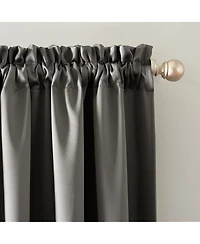 Oslo Theater Grade Extreme 100% Blackout Rod Pocket Curtain Panel