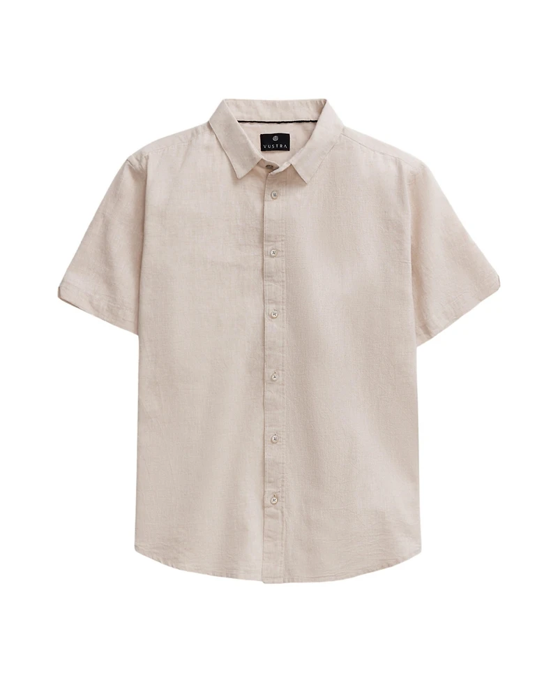 Vustra Men's Linen Short Sleeve Shirt