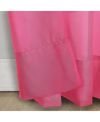 Calypso Sheer Voile Rod Pocket Curtain Panel