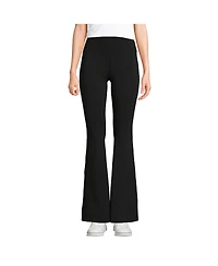 Lands' End Women's Petite Active Hi Impact High Rise Slim Flare Pants